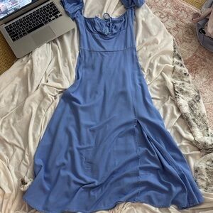 Muse Sky Blue Midi Dress